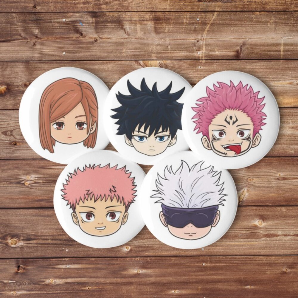 Jujutsu Kaisen JJK! Pin Button Set (5)